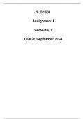 SJD1501 Assignment 4 Semester 2 Due 26 September 2024