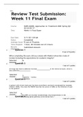 NURS-6630N-,Approaches to Treatment.2020 Test	Week 11 Final Exam