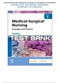 TEST BANK F0R MEDICAL SURGICAL NURSING CONCEPTS AND PRACTICE 5TH EDITION STROMBERG |CHAPTERS 1-49 COMPLETE|