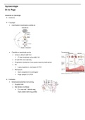 Samenvatting gynaecologie (Dr. Page)