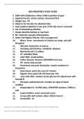 Pediatric Hesi study guide.