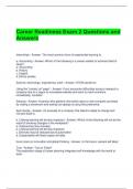 Career Readiness Exam 2 Questions and Answers