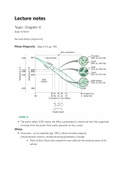 Class notes Materials & Processes II: Metals and Ceramics (MET143) 