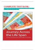 COMPLETE TEST BANK: Journey Across the Life Span: Human Development and Health Promotion Sixth Edition by Elaine U. Polan RNBC MS PhD (Author)