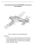 Samenvatting Tentamenstof 3 Engineering: Constructie en materiaalgebruik