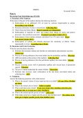 Exam (elaborations) BIOS 256 LAB 5 ASSIGNMENT 6 – QUESTION AND ANSWERS Part A Reviewing Your Knowledge (pg. 633-634) A. Functions of the Nephron Write name of the part of the nephron that has the following function. 1. Reabsorption of an additional 15% of