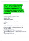 TFN 1st prelim exam ACTUAL EXAM AND PRACTICE EXAM COMPLETE QUESTIONS AND CORRECT DETAILED ANSWERS (VERIFIED ANSWERS) |ALREADY GRADED A+