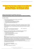 Test Bank Pharmacology A Patient-Centered Nursing Process Approach, 11th Edition by Linda E. McCuistion || All  Chapters || Complete Solution.
