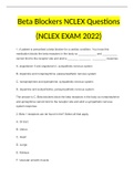 Beta Blockers NCLEX Questions (NCLEX EXAM 2022)