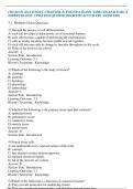 (HUMAN ANATOMY)  CHAPTER 3: FOUNDATIONS  TISSUES AND EARLY  EMBRYOLOGY UPDATED QUESTIONS WITH ACCURATE ANSWERS