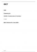 ocr A Level Chemistry B (Salters) (H433-01)Question Paper and Mark Scheme June 2024 APPROVED.