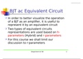 BIPOLAR JUNCTION TRANSSTORS