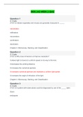 Chamberlain College of Nursing: BIOS 242 Microbiology Week 2 Quiz (2 Versions, Latest-2022) / BIOS242 Week 2 Quiz / BIOS 242 Week 2 Quiz: Microbiology | 100% Correct Answers, Already Graded “A” |