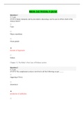 Chamberlain College of Nursing: BIOS 242 Microbiology Week 5 Quiz (2 Versions, Latest-2022) / BIOS242 Week 5 Quiz / BIOS 242 Week 5 Quiz: Microbiology | 100% Correct Answers, Already Graded “A” |