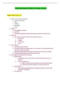 BIOS 242 Midterm Exam Guide (3 Versions) & BIOS 242 Final Exam Guide, Review Questions / Question Bank (Latest-2022): Microbiology: Chamberlain College of Nursing| 100% Correct Answers, Already Graded “A” |