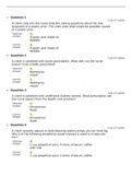 NURSING 1172 Nutrition Exam 3- NURS 1172 Exam 3 Questions and Answers: Rasmussen College