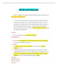 Chamberlain College of Nursing: NR 602 Final Exam (2 Versions, Latest-2022) / NR602 Final Exam / NR 602 Week 8 Final Exam / NR602 Week 8 Final Exam |100% Correct Answers, Already Graded “A”|