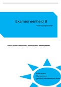 Onderwijsassistent examen B 2020/2021