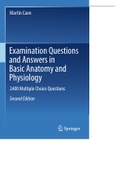 EXAMINATION QUESTIONS AND ANSWERS IN BASIC ANATOMY AND PHYSIOLOGY MARTIN CAON