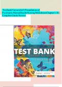 TEST Bank for VARCAROLIS' FOUNDATIONS OF PSYCHIATRIC-MENTAL HEALTH NURSING 9TH EDITION BY MARGARET JORDAN HALTER ISBN-10; / ISBN-13; 978-0323697071 COMPLETE CHAPTERS /GRADED A+ |all you need is here!!1