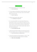 Chamberlain College of Nursing: NR601 Final Exam (Version-1, Latest-2022) / NR 601 Final Exam |100% Correct Answers, Already Graded “A”|