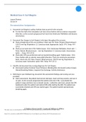 Summary Summary MS2 Nursing Clinical, Week 1 VSIM; V-Sim Carl Shapiro Documentation and Guided Reflection. Medical Case 4: Carl Shapiro Documentation Assignments 1. Document Carl Shapiro’s cardiac rhythms that occurred in the scenario. The ECG originally 