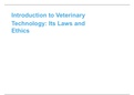 VET 102Intro vet tech study unitVeterinary Office Management and Skill with People : Introduction to Veterinary Technology: Its Laws and Ethics