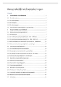 Samenvatting aansprakelijkheidsverzekeringen