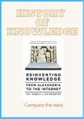 Landen vergelijken met het westen, MKDA history of knowledge 