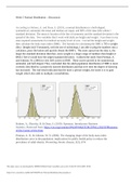 MATH 225N MATHWeek 5 Normal Distribution Discussion