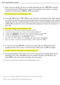 Week 5 Normal Distribution Questions and answer 100% correct