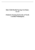 Exam (elaborations) Child Health Nursing  (NSG401) 