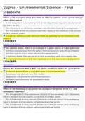 Sophia - Environmental Science - Final Milestone