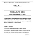 Eng2611 - Assignment 2 (89%) 2021