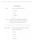 Chamberlain College of Nursing: NR507 Midterm Exam (Latest-2022, Version-1) / NR 507 Midterm Exam / NR507 Week 4 Midterm Exam / NR 507 Week 4 Midterm Exam: Advanced Pathophysiology |100% Correct Answers, Already Graded “A”|