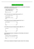 CHEM120 Final Exam (Version-1, Latest-2022)/ CHEM 120 Final Exam / CHEM120 Week 8 Final Exam / CHEM120 Unit 8 Final Exam: Chamberlain College of Nursing |Verified and 100% Correct Q & A|