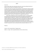 Case PSY 575 Topic 4 DQ 2 Topic 4 DQ 2 Q) How do gender politics within organizations affect power? In what ways might gender politics and differences in power influence how organizations function? Explain.