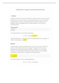 MATH225 Week 5 Assignment / MATH 225N Week 5 Assignment / MATH 225 Week 5 Assignment / MATH225N Week 5 Assignment: Central Limit Theorem for Means (Latest, 2022): Chamberlain College of Nursing |Verified and 100% Correct Q & A|