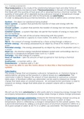 CHEM 103 Module 3: Thermochemistry, including temperature-change and phase-change calorimetry, thermochemical equations, heats of reaction and Hess’s Law NOTES 2022