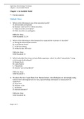 OpenStax Microbiology Test Bank Chapter 3: The Cell Chapter 3: The Cell * = Correct answer | 2022 LATEST UPDATE 