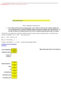 MATH 225N MATHWeek 7 Hypothesis Testing Questions and Answers.