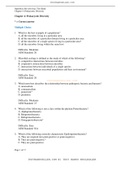 OpenStax Microbiology Test Bank Chapter 4: Prokaryotic Diversity Page 1 of 17 Chapter 4: Prokaryotic Diversity * = Correct answer | 2022 LATEST UPDATE 