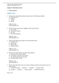 OpenStax Microbiology Test Bank Chapter 9: Microbial Growth Chapter 9: Microbial Growth * = Correct answer | 2022 latest update 