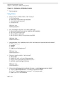 OpenStax Microbiology Test Bank Chapter 11: Mechanisms of Microbial Genetics Chapter 11: Mechanisms of Microbial Genetics * = Correct answer | 2022 latest update 