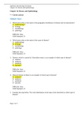 OpenStax Microbiology Test Bank Chapter 16: Disease and Epidemiology Chapter 16: Disease and Epidemiology * = Correct answer | 2022 update 