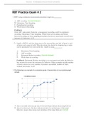 EAB 1000 - RBT Exam 2, Latest 2019/20 Answers & Feedbacks, A+ Work - Florida International University.