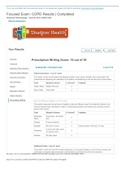 Focused Exam COPD Shadow Health Prescription Writing/Focused Exam: COPD Results | Completed Advanced Pharmacology