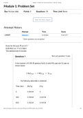 CHEM 104 - Module 1: Problem Set.