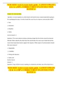  NUR 1022C week 6-exam study guide_ LATEST UPDATE ( Q & As ),100% CORRECT BEST EXAM SOLUTION RATED A+