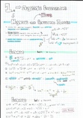 Summary Notes on Negative and Fractional Indicies